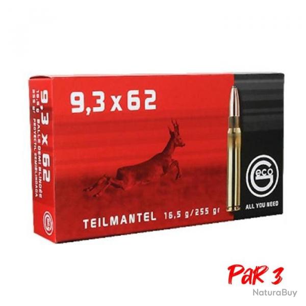 Balles Geco TM Demi-blinde - Cal. 9.3x62 9.3x62 / Par 1 - 9.3x62 / Par 3