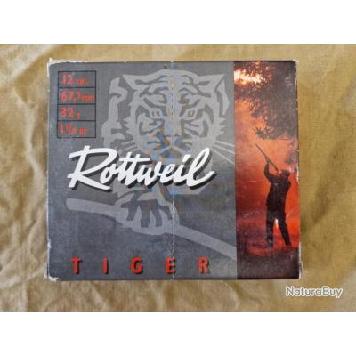 Cartouches Rottweil Tiger BJ cal. 12/67,5 N°3 DESTOCKAGE!!!