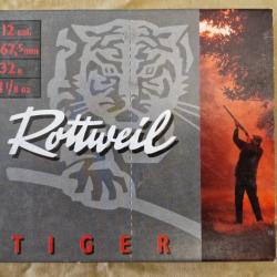 Cartouches Rottweil Tiger BJ cal. 12/67,5 N°4 DESTOCKAGE!!!