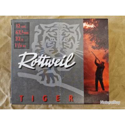Cartouches Rottweil Tiger BJ cal. 12/67,5 N°4 DESTOCKAGE!!!