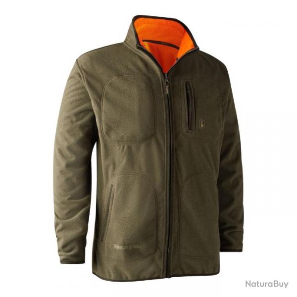 Veste de chasse polaire Gamekeeper rversible orange Deerhunter