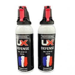 UX PRO / UMAREX - 2X Bombe Spray Gel actif CS 100 ml de défense UMAREX