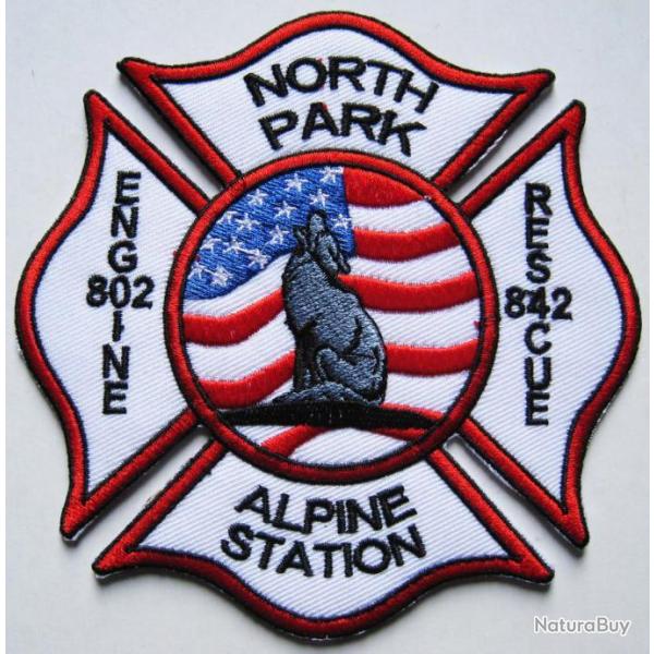 PATCH USA FIRE DEPT ALPINE STATION - Ref.25