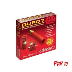 Balles Dupleks Dupo 7 - Cal. 410 - 65 mm / Par 10