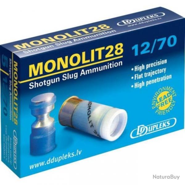 Balles Dupleks Monolit 28 - Cal. 12/70 Par 1 - Par 1