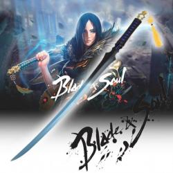Epée Fantôme Ghost Sword Blade And Soul Cosplay Gaming Collection Déco + Support