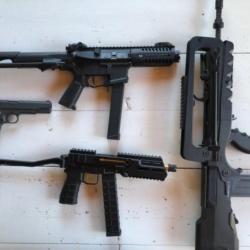 AIRSOFT Lot : Répliques + Accessoires + Protections