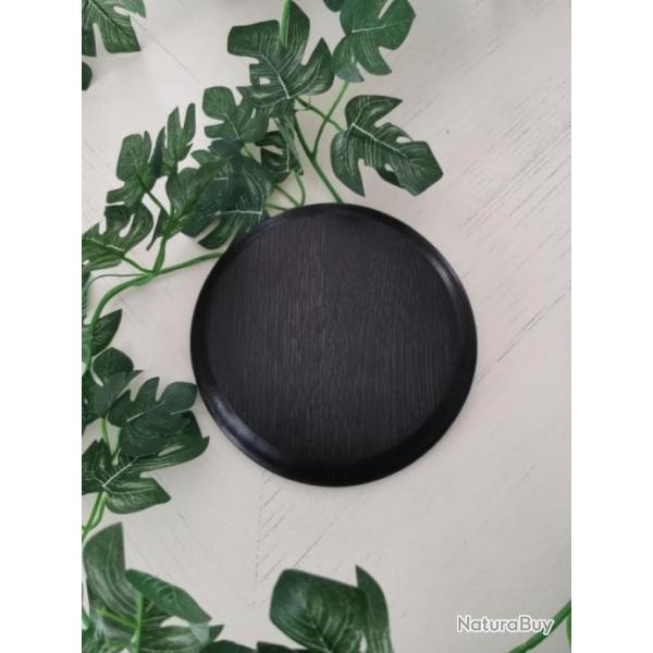 Ecusson rond 18cm Noir