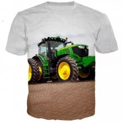 !!! LIVRAISON OFFERTE !!! Tee-shirt 3D réaliste chasse pêche agriculture tracteur réf 505