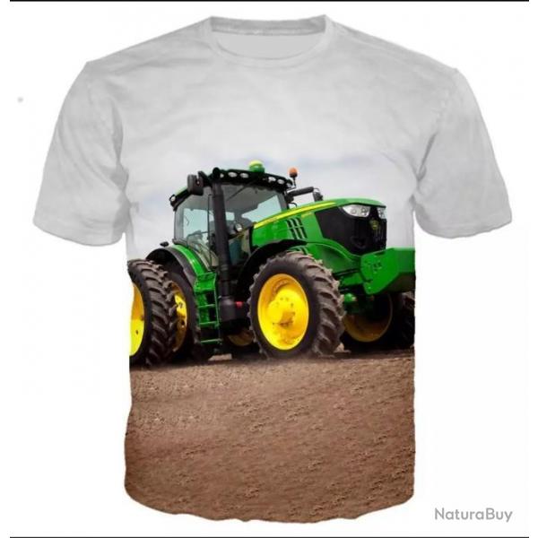 !!! LIVRAISON OFFERTE !!! Tee-shirt 3D raliste chasse pche agriculture tracteur rf 505