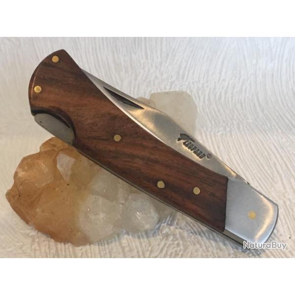 Couteau de poche ou chasse Lopard avec son manche en bois de palissandre.