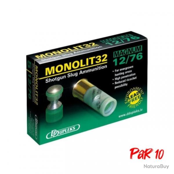 Balles Dupleks Monolit 32 - Cal. 12/70 Par 1 - Par 10