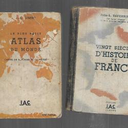 le plus petit atlas du monde de sibert et vingt siècles d'histoire de france  tavernier
