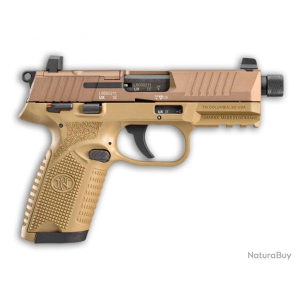 PISTOLET FN 502 TACTICAL FDE MOS 22 LR