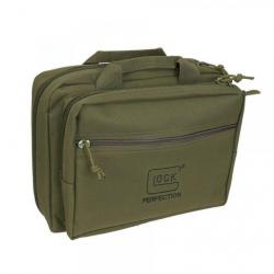 PROMOTION  : SUPERBE MALLETTE DE TRANSPORT  GLOCK PERFECTION , POUR ARMES DE POINGS , COULEUR KAKI