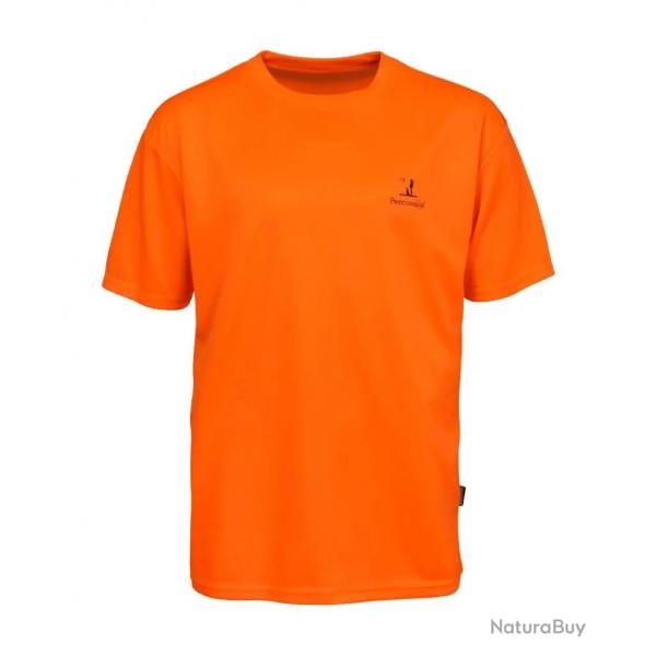 Tee-Shirt De Chasse Percussion Orangle Fluo -XXXXL