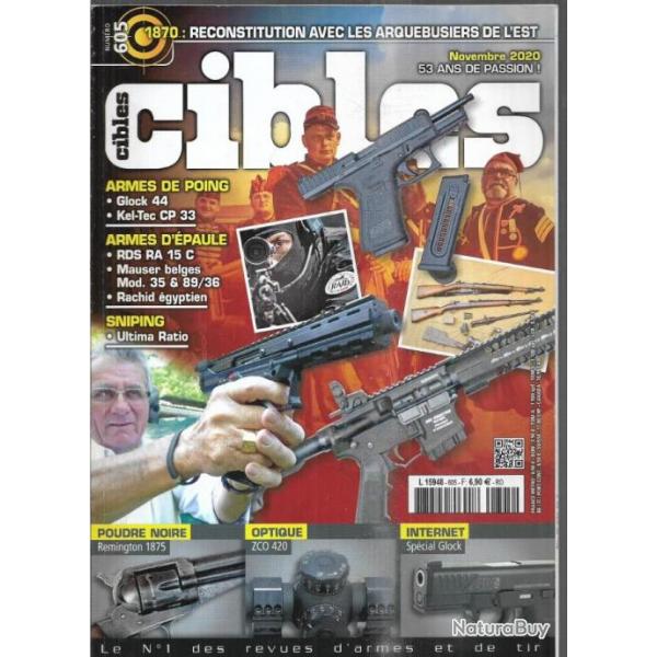 cibles 605 glock 44, 223 remington contre otan 5,56, kel-tec cp 33, ra 15c rds, remington 1875,