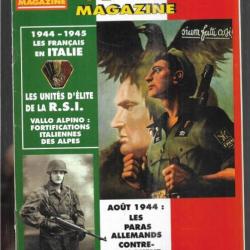 39-45 Magazine 105 épuisé éditeur  paras allemands sur la seine 1944, bersaglieri, maus part 2