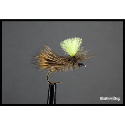 10 Mouches Sèches Quill – Tailles H14/16/18 Au Choix, Pêche à La Mouche