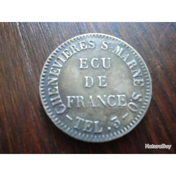 FRANCE JETON ECU DE FRANCE