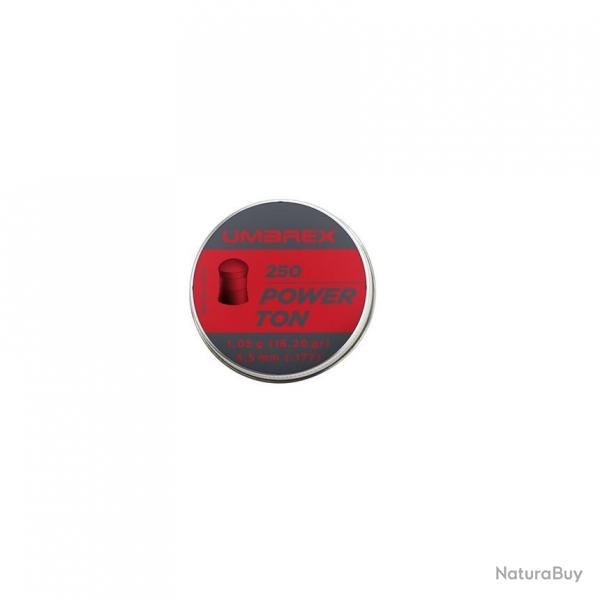 Plomb power ton Umarex Tte ronde cal. 4.5mm 1.05G X250