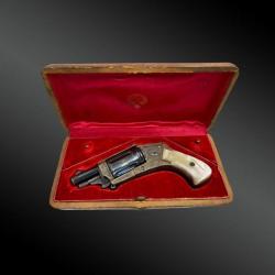 Coffret Revolver Manufacture De Saint Etienne, Grand Luxe France - Vers 1890