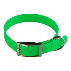 Collier gravé HUNT US 25 x 55 cm biothane vert - jokidog