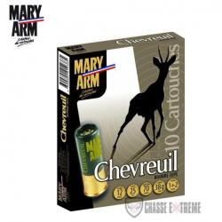 10 cartouches MARY ARM Chevreuil 38G Cal 12/70 Pb N 2+1 Laitonne