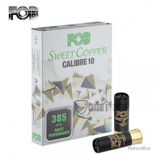 10 Cartouches FOB Sweet Copper 50G Cal 10/89 Pb N 4