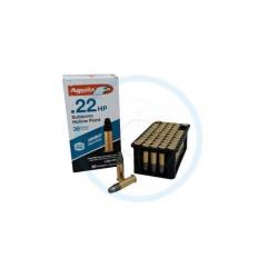 50 munitions Aguila Subsonic Hollow Point calibre 22 LR