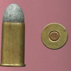 9.4 mm pour revolver hollandais Mle 1874 - balle plomb - étui laiton - amorce cuivre