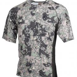 T shirt De Chasse Somlys 057 Stretch Digital Vert