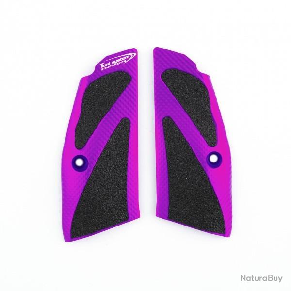 Poignes 3D courtes pour CZ Shadow / Tactical Sport - TONI SYSTEM - Violet