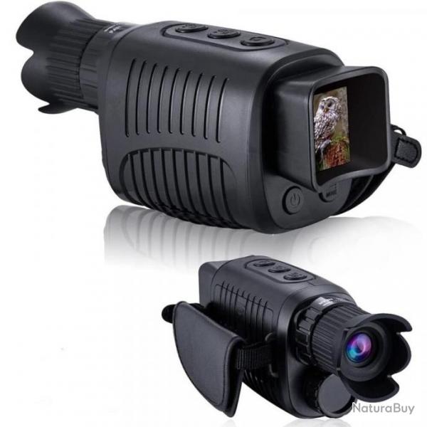 Monoculaire Vision Nocturne Infrarouge 5x Zoom Numrique 1080P HD tanche Tlscope de Chasse