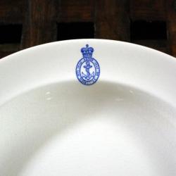 Assiette à soupe , service officier,amirauté Britanique