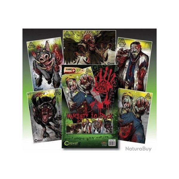 CALDWELL Combo pack cible zombiex 9