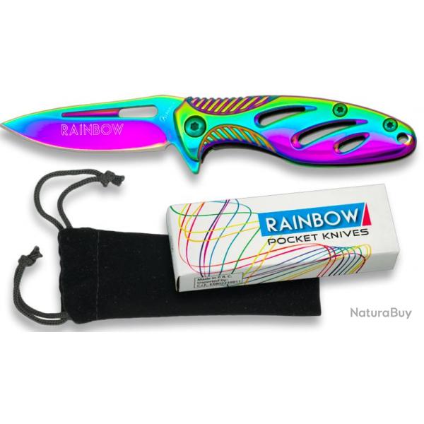 Albainox-Couteau pliant Rainbow. Lame 5
