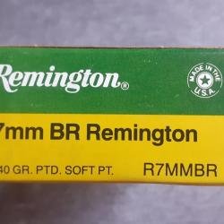 Balles 7 mm BR Rémington.