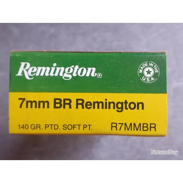 Balles 7 mm BR Rmington.