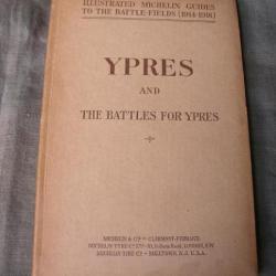 WW1 ANGLETERRE LIVRE SUR YPRES ET LA BATAILLE D'YPRES EN ANGLAIS ÉDITION 1920 RARE 2
