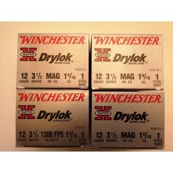 4 boîtes de 25 = 100 cartouches Winchester Drylok ...