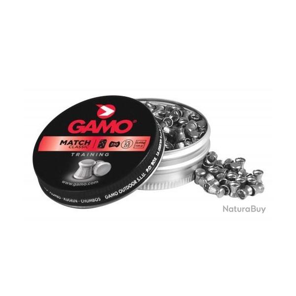 500 plombs Gamo Match, calibre 4.5 mm diabolo