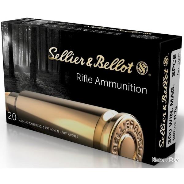 20 Munitions S&B cal 300 Win Mag 180gr SPCE