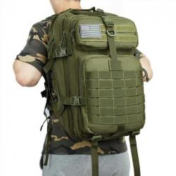 Sac à Dos Militaire Étanche Nylon 50l 1000D Trekking Pêche Chasse Sports Camping Randonne Camouflage