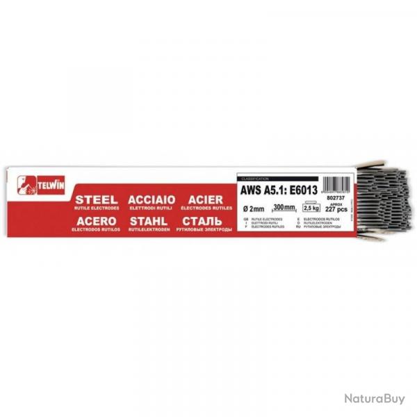 Elctrodes rutiles 802737 D2mm 2,5kg Telwin