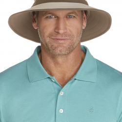 Bob anti UV homme, Beige/marron S/M (57CM)