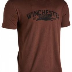 Tee shirt à manches courtes Vermont marron Winchester