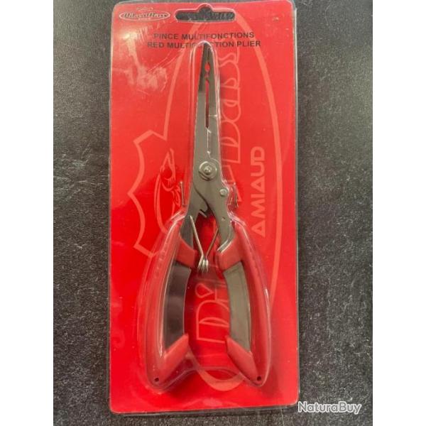 PINCE MULTIFONCTION MANCHE ROUGE / MULTIFUNCTION PLIER