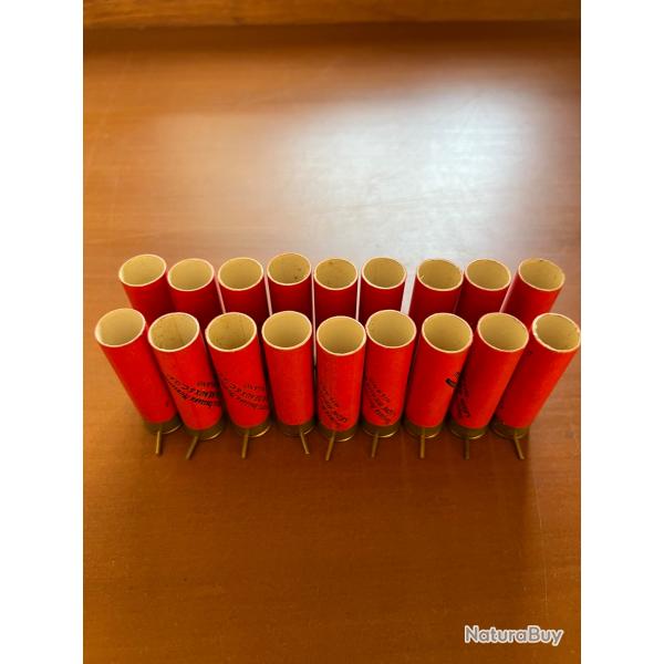 Lot de 18 douilles  broche de calibre 16 Lon BEAUX & C.