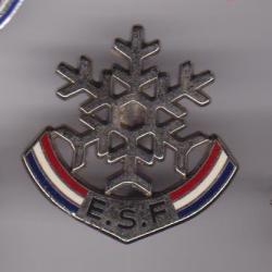 Broche No Pin's Esf E.S.F Ecole De Ski Française Etoile Bereaudy Ref 351bc